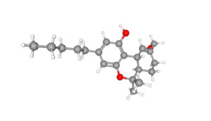 3D compound of 11-Hydroxytetrahydrocannabinol courtesy of PubChem. 